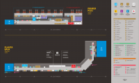 Схема терміналу аэропорта имени Хорхе Ньюбери в Буэнос-Айресе Аеропорту Аеропарк Хорхе Ньюбері