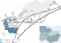 План территории del aeropuerto Aeropuerto Internacional de Viena