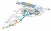 Карта паркингов the airport Brussels Airport