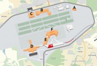 Plan des terminaux de l'aéroport Aéroport international de Sheremetyevo