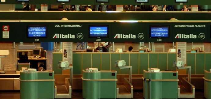Alitalia is cancelling their flights due to aviation strike