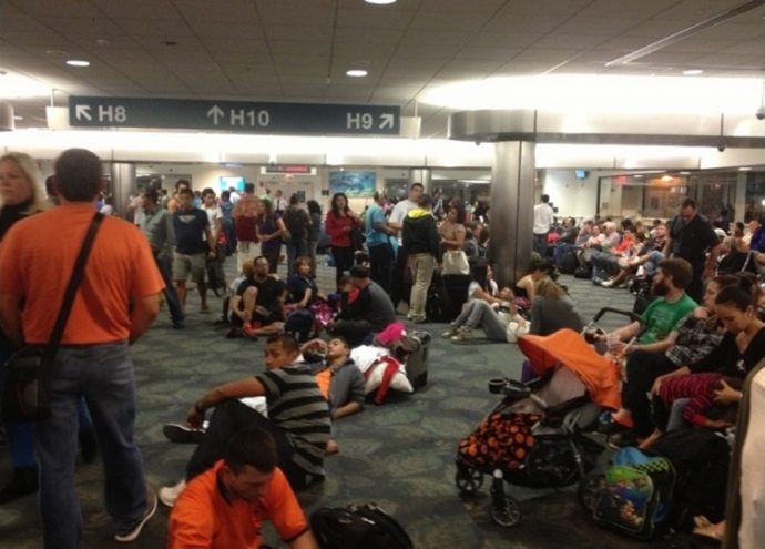 Passengers stuck at South Florida airports