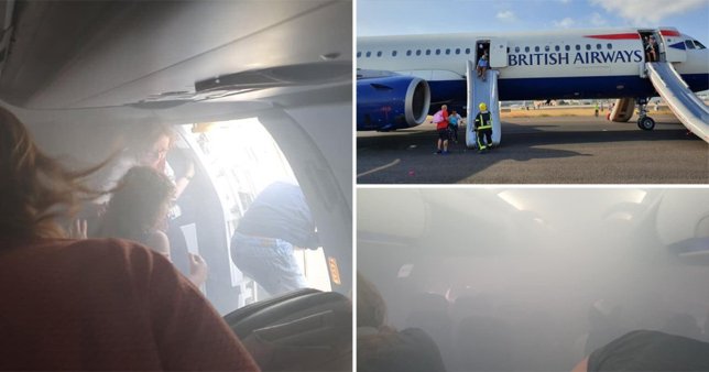 British Airways flight emergency landing in Valencia due to smoke in the cabin