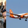 EasyJet flight to Geneva with backless plane seats