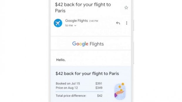 Google refunds the difference if flights become cheaper