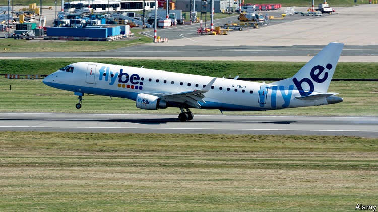 No cancellation of Flybe Monday morning Exeter-London flight